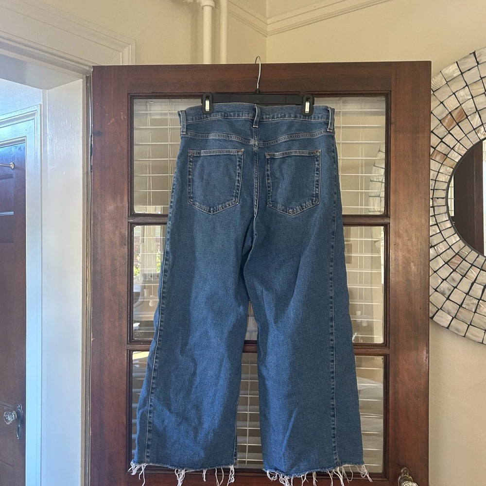 GAP High Rise Stride Ankle Jeans - Blue - Picture 6 of 7